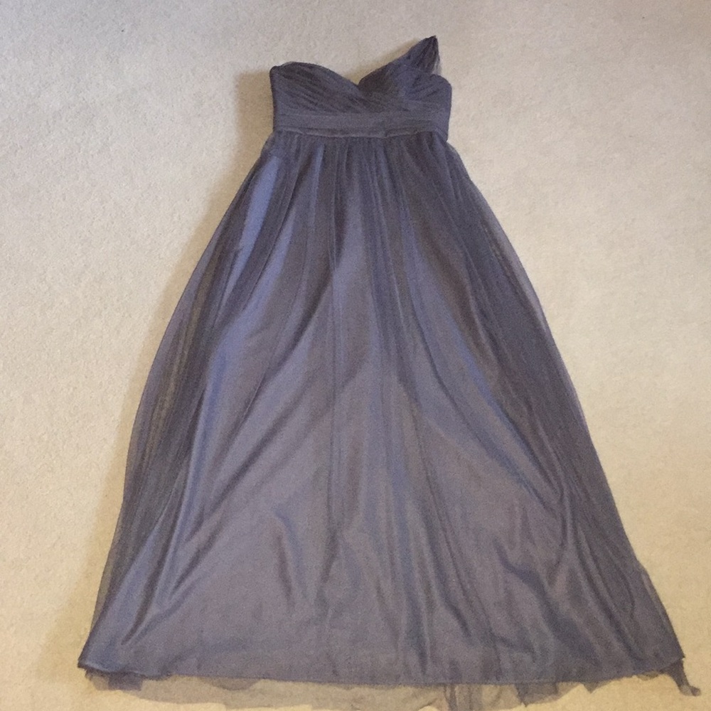 Steel Grey Evening Gown